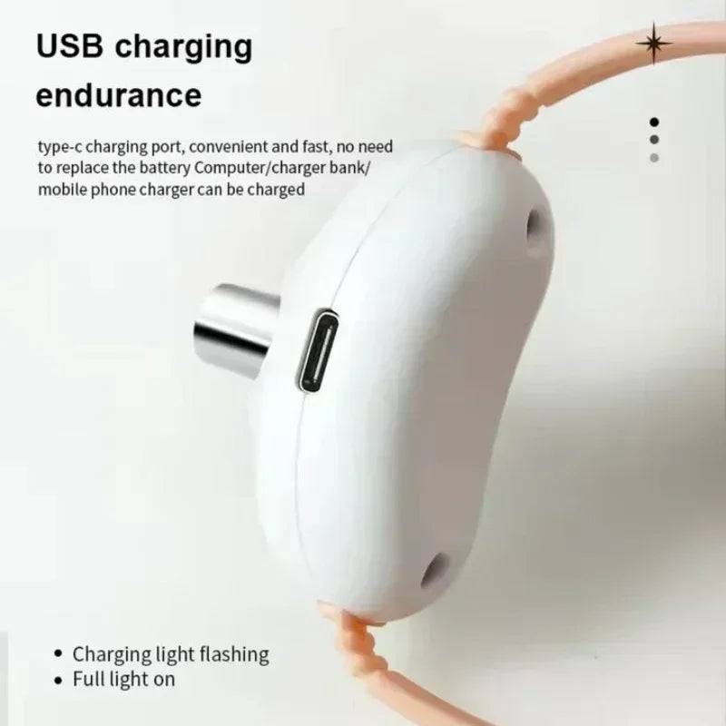 Rechargeable LED Pet Collar with Interactive Laser Teaser and Light-Up Function for Cats and Dogs