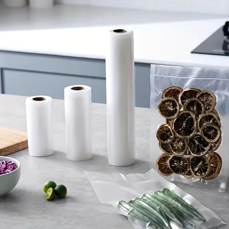 Kitchen Food Vacuum Sealer Bags Sous Vide Storage Rolls 12-28cm