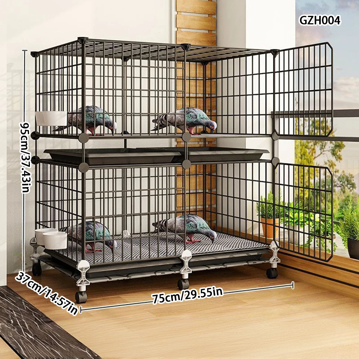 Extra Large Pigeon Cage for Home Breeding, Special for Raising Pigeons and Homing Pigeons, Matching Meat Pigeons, Breeding Pigeon Cage, Pigeon House, Three Layers