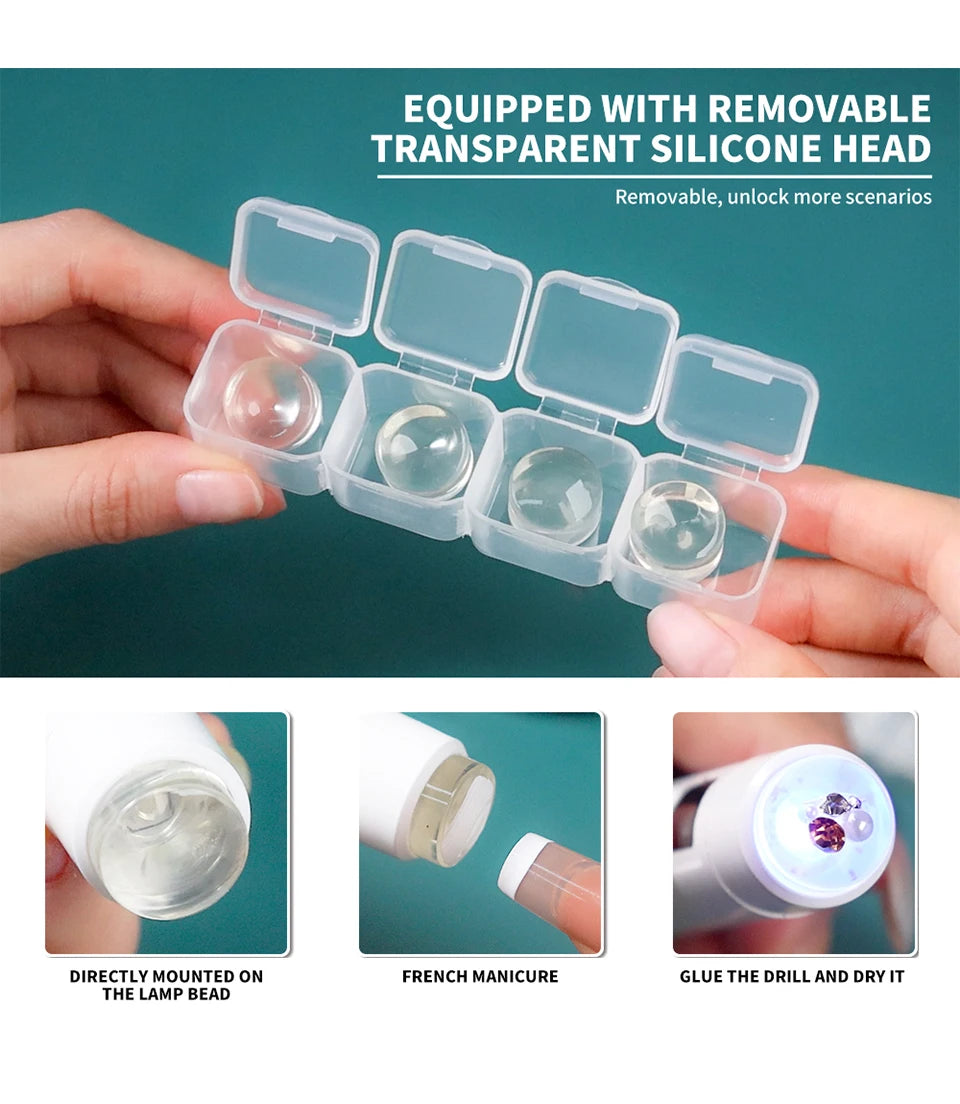 Mini Professional Nail Art UV LED Light Portable Nail Dryer