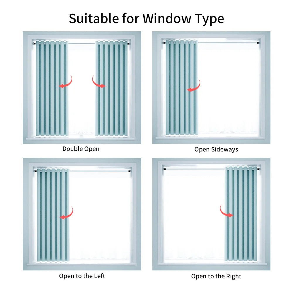 Motores de cortina inteligentes eléctricos Tuya WiFi/ZigBee Motor de persiana inteligente con control remoto RF Alexa Echo Asistente de Google 225MM