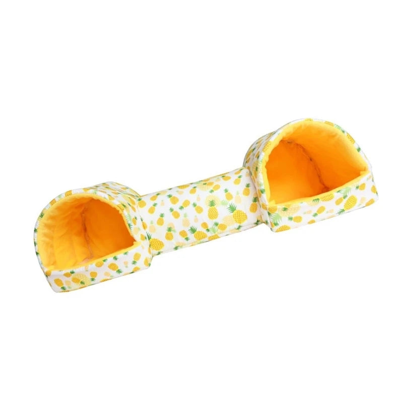 Hamster Rodents Hideaway Toy Gerbil Bed Hideouts Pet Tunnel Cave for Ferrets Hamster Toy Guinea Pigs Toy B03D