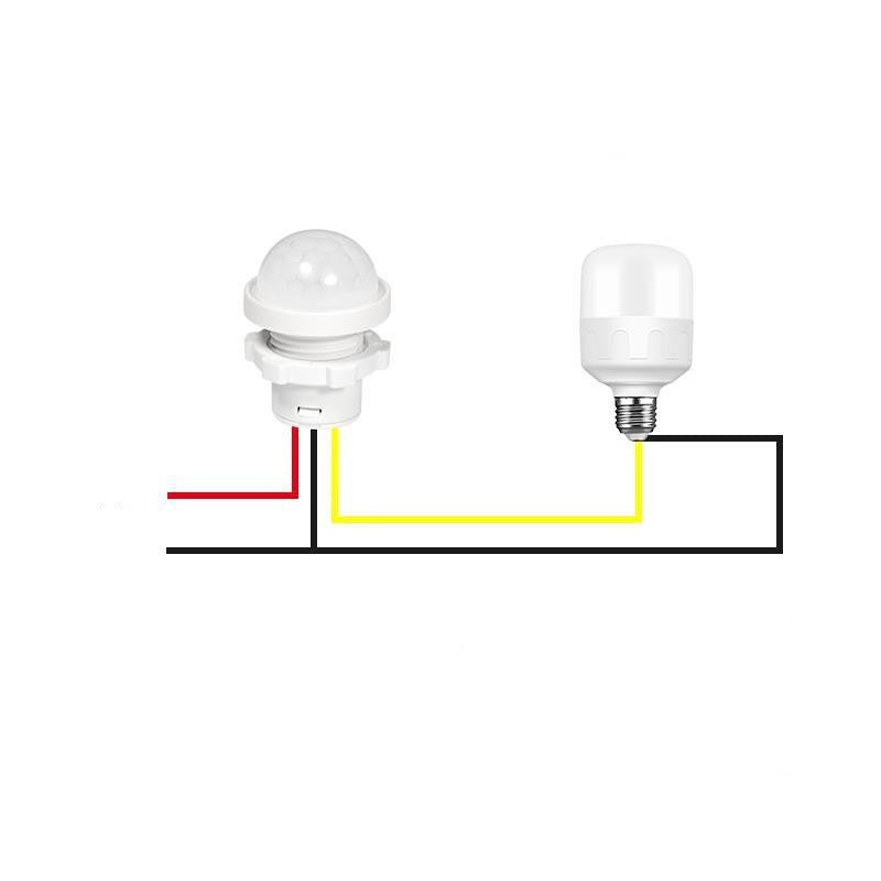 2 interruptores detectores de sensor PIR inteligentes, 110 V, 220 V, luz infrarroja de cuerpo humano, encendido y apagado automático para lámpara LED, panel de luz de techo