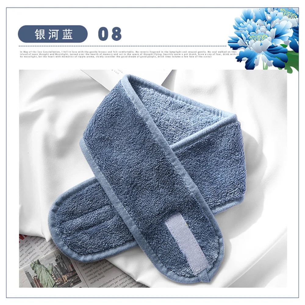 Adjustable Wide Hairband For Yoga Spa Bath Makeup Women