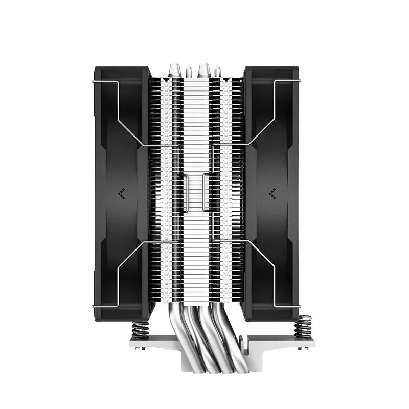 DEEPCOOL AG400 CPU Air-Cooling Radiator 4 Heat Pipes Dual Fan 2000RPM for Intel LGA1700 1200 115X AMD AM4