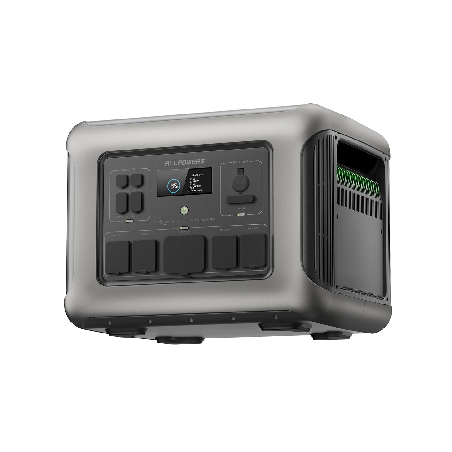 ALLPOWERS R600 Portable Power Station with 299Wh LiFePO4 Battery for Camping, RV Trips and Emergency Backup