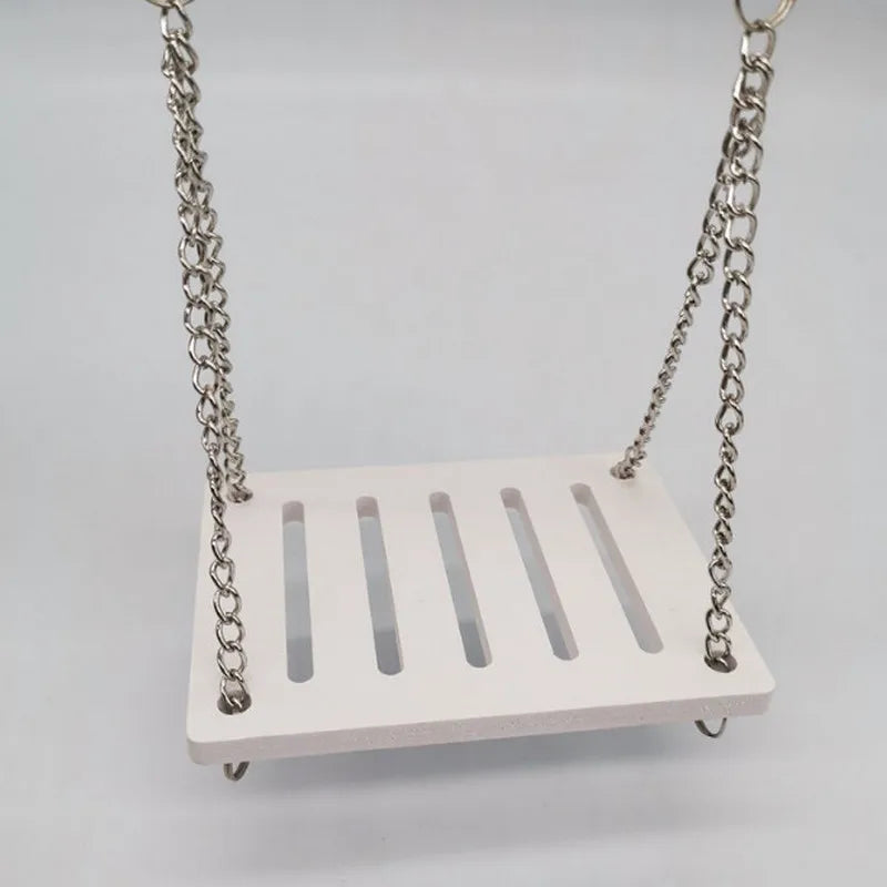 1 piece of barn rat playset, including wooden house, barn board toy, slide nest villa, golden bear house, eco-board bedroom