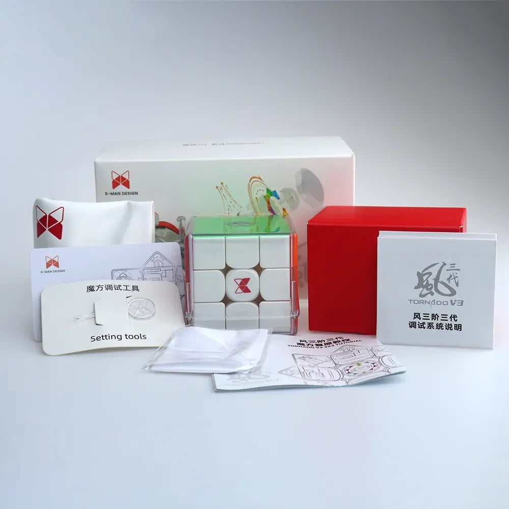 Qiyi X-Man Tornado V3 M Magnetic Speed Cube Puzzle Toy