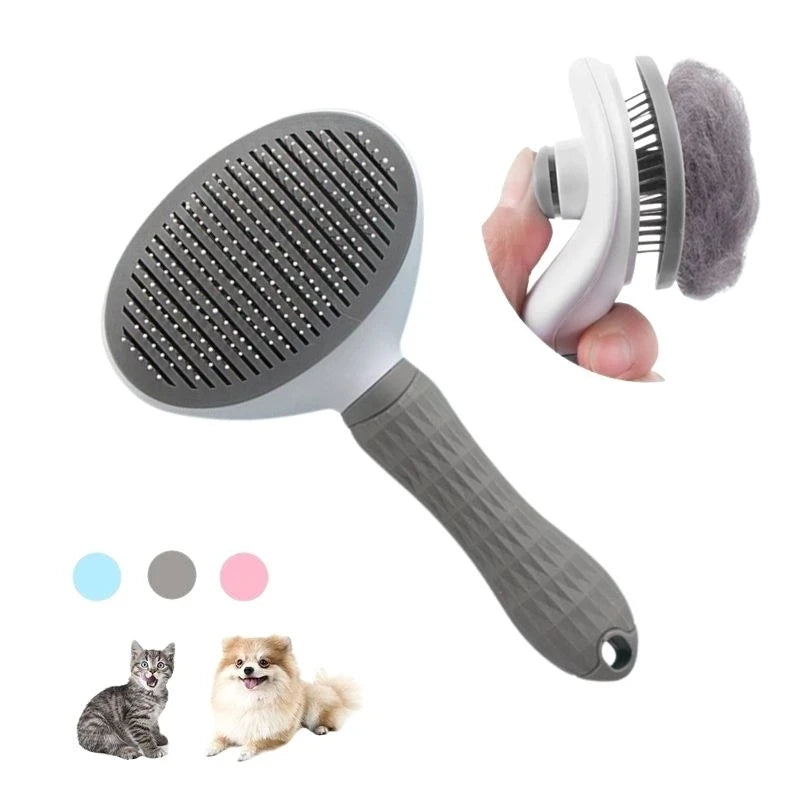 Pet Comb Stainless Steel Needle Comb for Dog and Cat Hair Removal