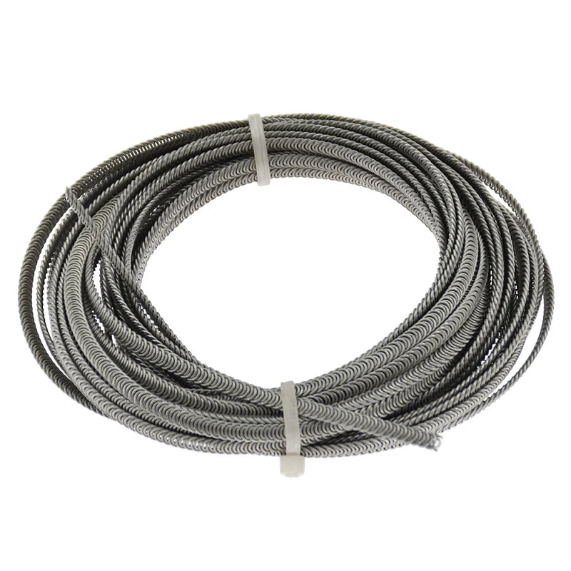 10 Meter Wedding Dress Corset Boning Stainless Steel Spiral Metallic Support for DIY Craft Projects