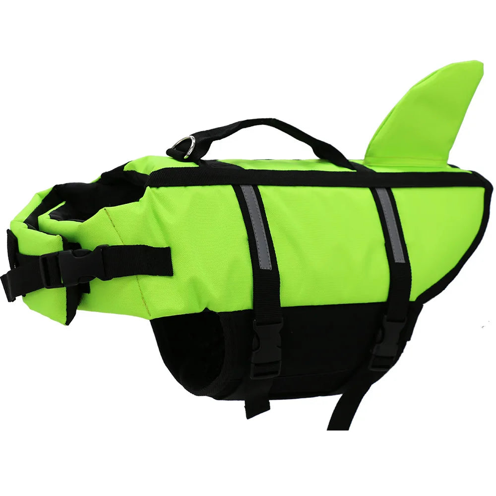 Dog Life Jacket with Rescue Handle, Reflective Dog Harness Life Vest for Swimming Boating Puppy for Small Medium Large Dogs