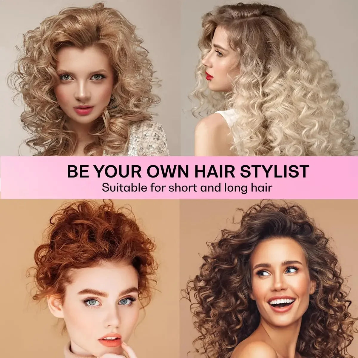 85CM Heatless Curling Rod Headband for Soft No Heat Curls