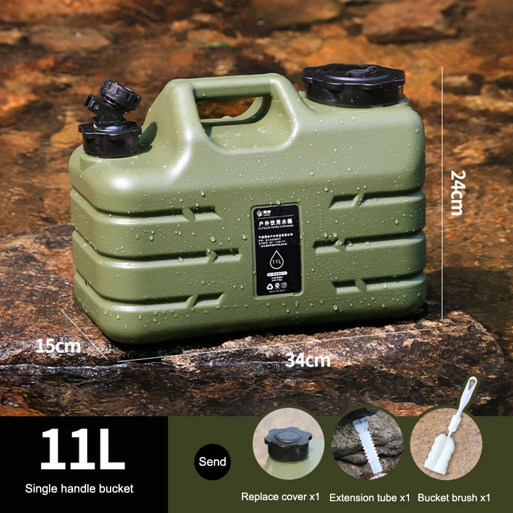 11L Portable Water Canister with Detachable Faucet Leak Proof Design Ideal for Outdoor Travel and Camping