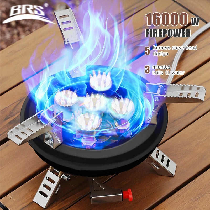 BRS-201A Portable Camping Gas Stove 16000W Butane Burner