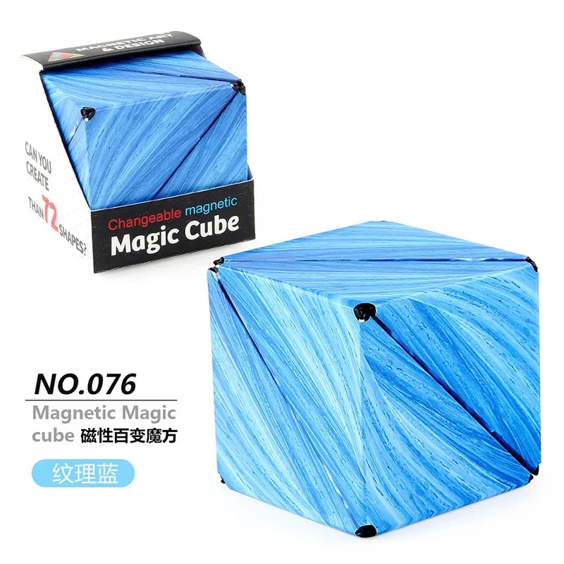 Variety Geometric Changeable Magnetic Magic Cube Fidget Stress Reliever