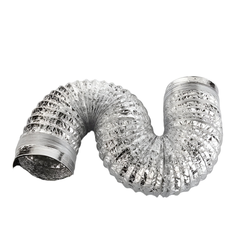 Tubo de ventilación de aluminio de 80-200 mm, manguera de ventilación de aire, conducto de escape flexible para sistema de cocina y baño, accesorios de tubo de ventilación