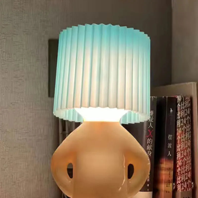 Creative Small Book Light Night Lamp for Kids Playful Boy Design Bedside Decor Gift