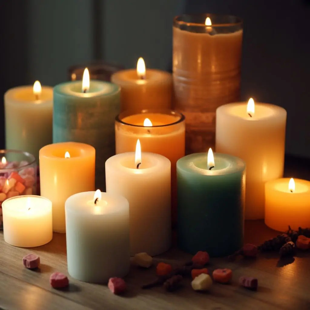 30-100Pcs Waxed Cotton Candle Wicks Set Smokeless DIY Supplies