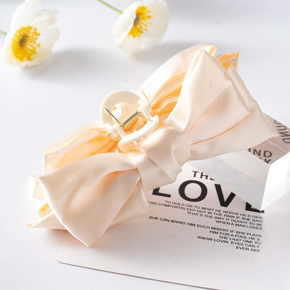 Bow Hair Claws Clip Large Shark Claw Hair Clips for Women