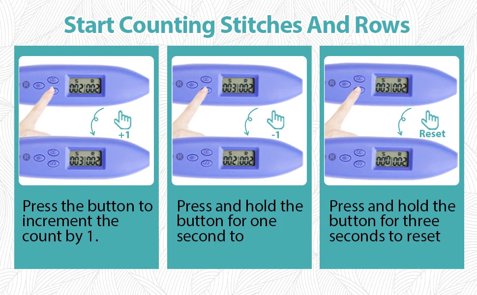 22PCS Lighted Crochet Hook Set with Counter Ergonomic Interchangeable Metal Heads for Comfortable Crocheting