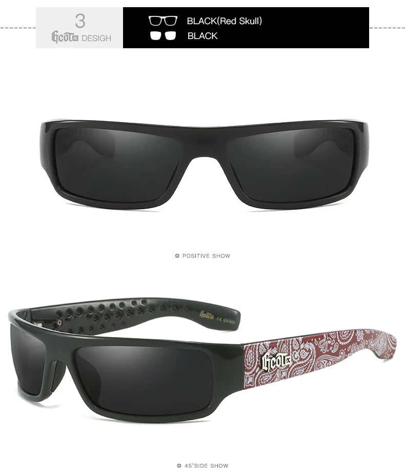GCOTX Trendy Brand Polarized Sunglasses Hip Hop Style 2024