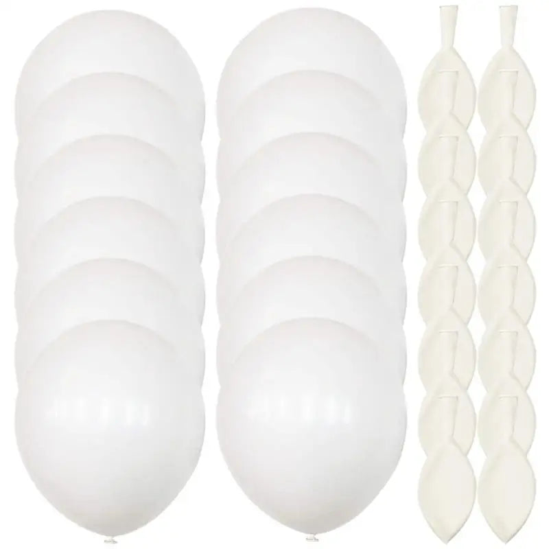 100 Pieces White Latex Balloons for Weddings Birthdays Bridal Showers and Anniversaries Bulk Party Decorations