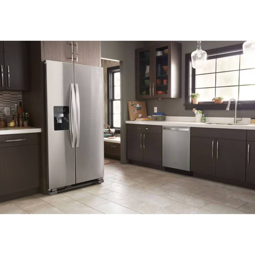 Whirlpool WRS325SDHZ 25 cu. ft. Side-by-Side Refrigerator - Silver