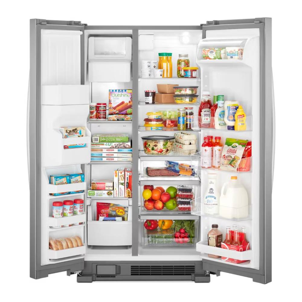 Whirlpool WRS325SDHZ 25 cu. ft. Side-by-Side Refrigerator - Silver