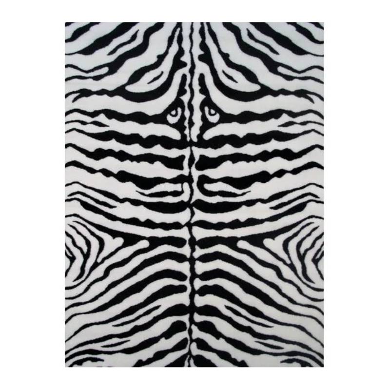 L.A Rugs Fun Time Zebra Skin Rectangular Area Rug