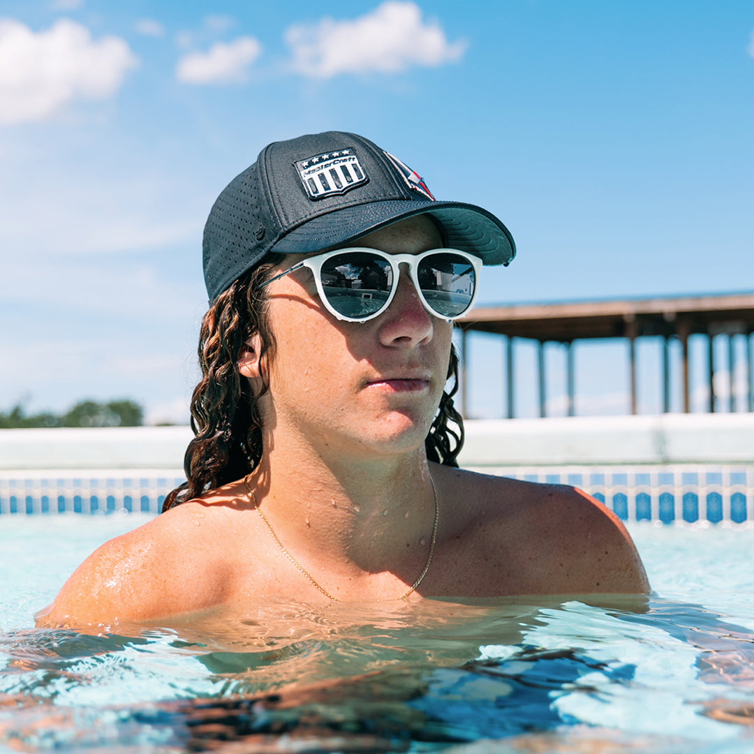 Hurricane - Matte Off White - Jett Lambert - Jet Black Polarized