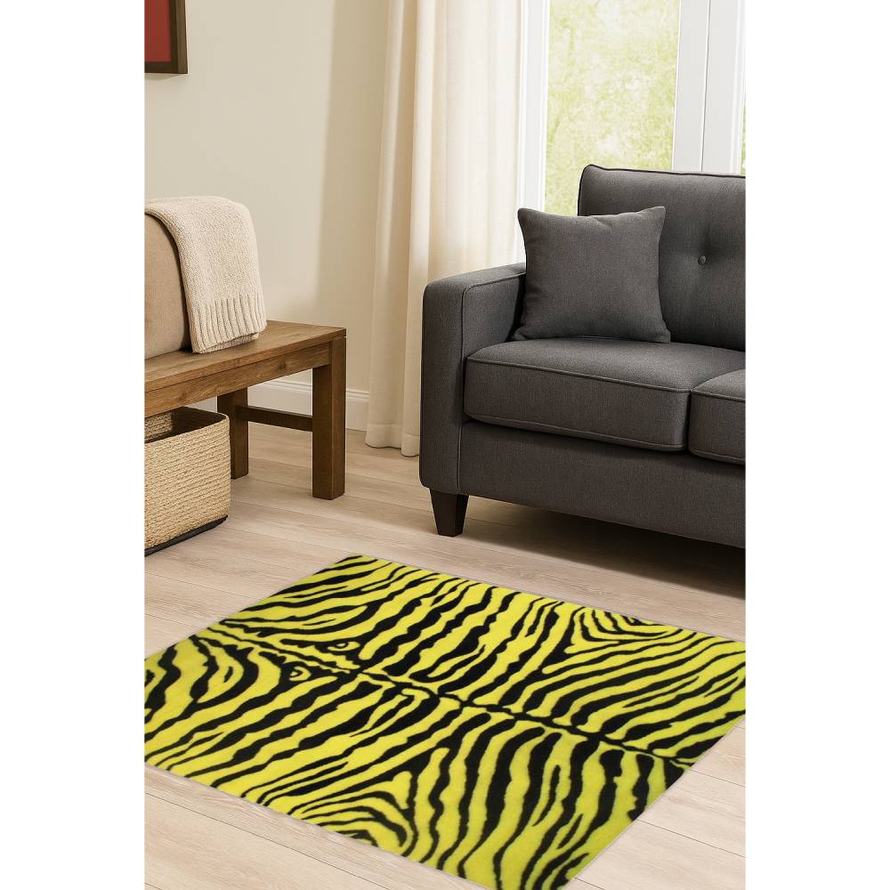 L.A Rugs Fun Time Zebra Skin Rectangular Area Rug