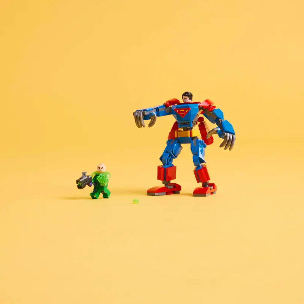 LEGO DC Superman Mech vs. Lex Luthor Action Figures Building Toy Set (120-Pieces)
