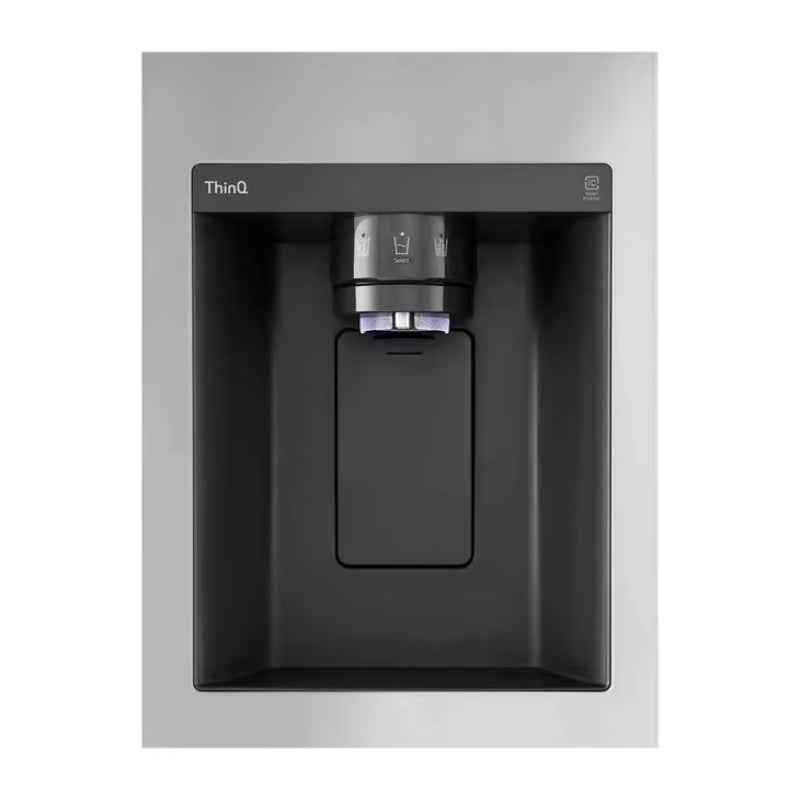 LG LRFXC2606S 26 cu. ft. Counter-Depth MAX French Door Smart Refrigerator with Dual Ice Makers - Stainless Steel