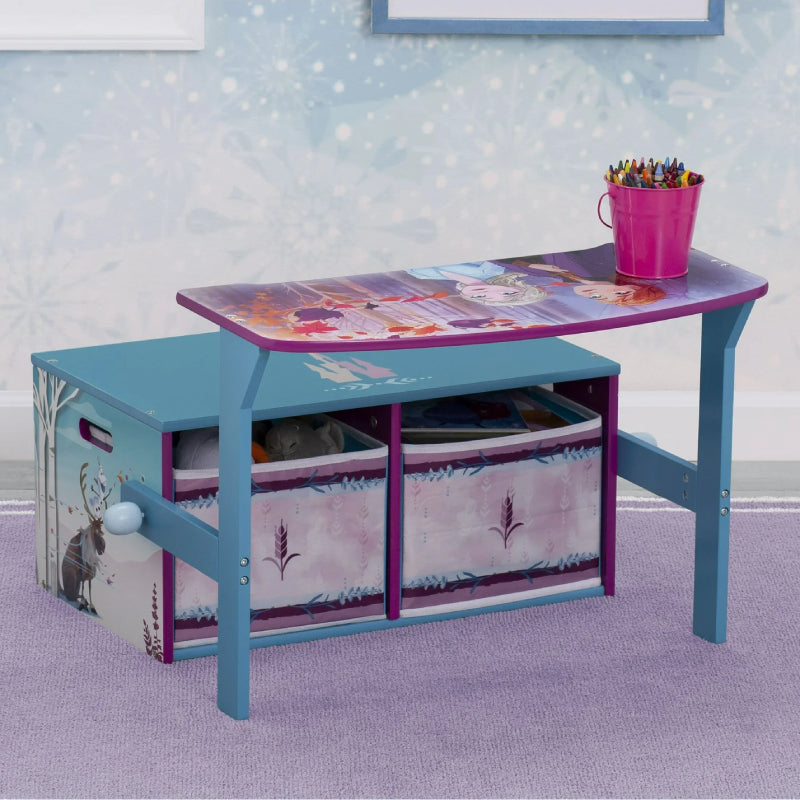Delta Children Disney Frozen II Convertible Activity Bench