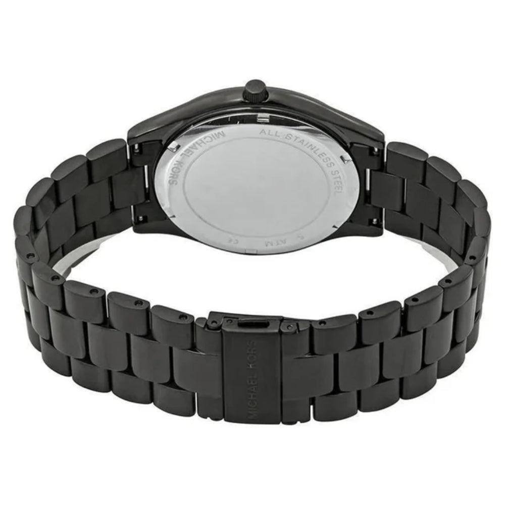 Michael Kors Oversized Slim Runway Men's 42mm Bracelet Watch - Black-Tone