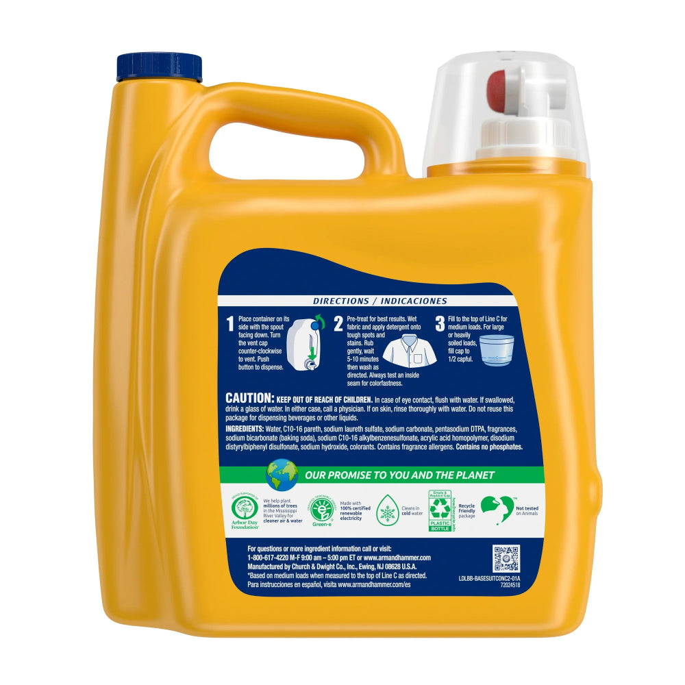 Arm & Hammer 140 oz Clean Burst Laundry Detergent