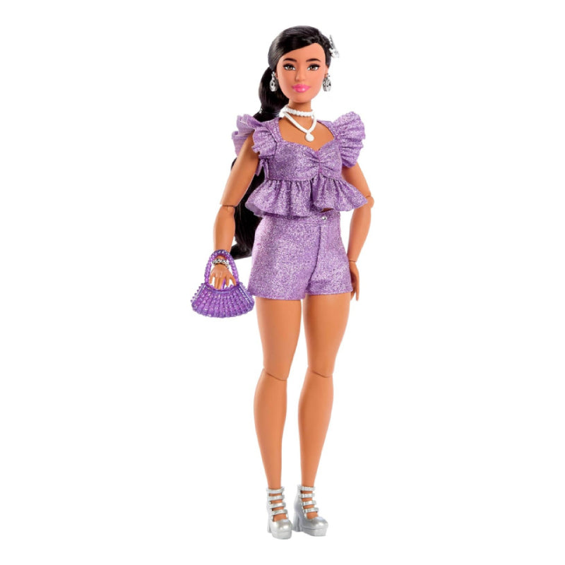 Barbie Deluxe Style Doll with Metallic Outfit - Amethyst