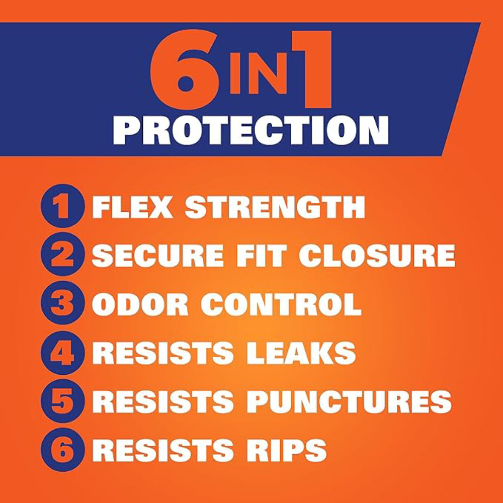 Hefty Fabuloso Ultra Strong Tall Kitchen Trash Bags (80-Count) - White