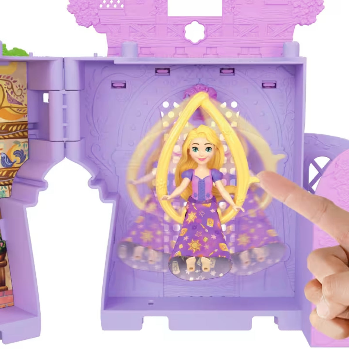 Disney Princess Rapunzel Doll House Playset with Small Doll
