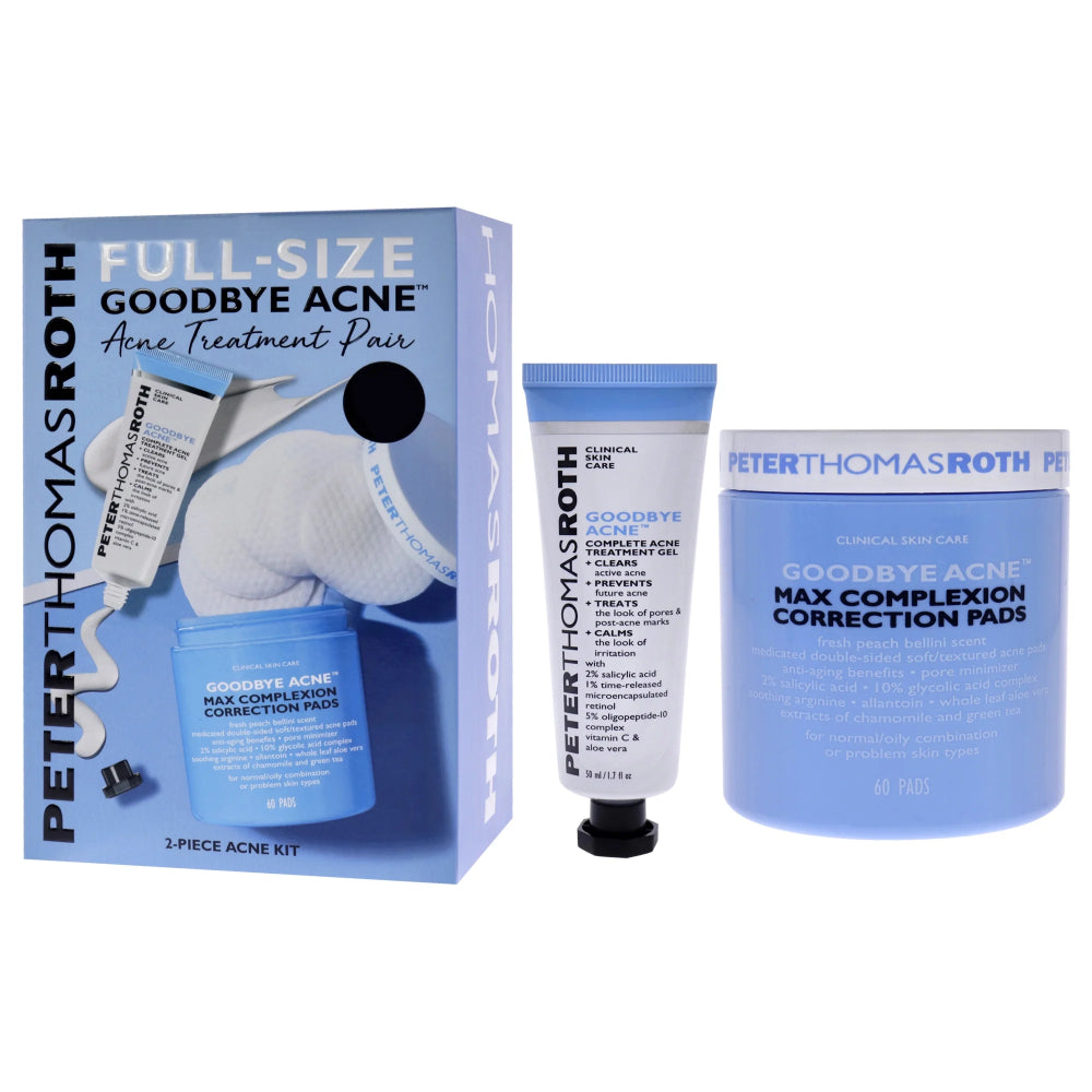 Peter Thomas Roth Clinical Skin Care Full-Size 2-Piece Goodbye Acne Treatment Kit
