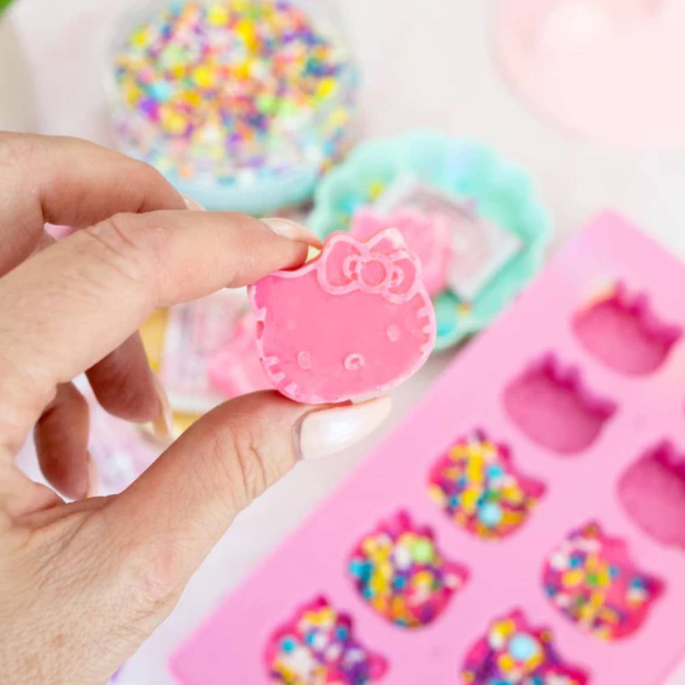 Sanrio Hello Kitty Silicone Mold Ice Cube Tray - Pink