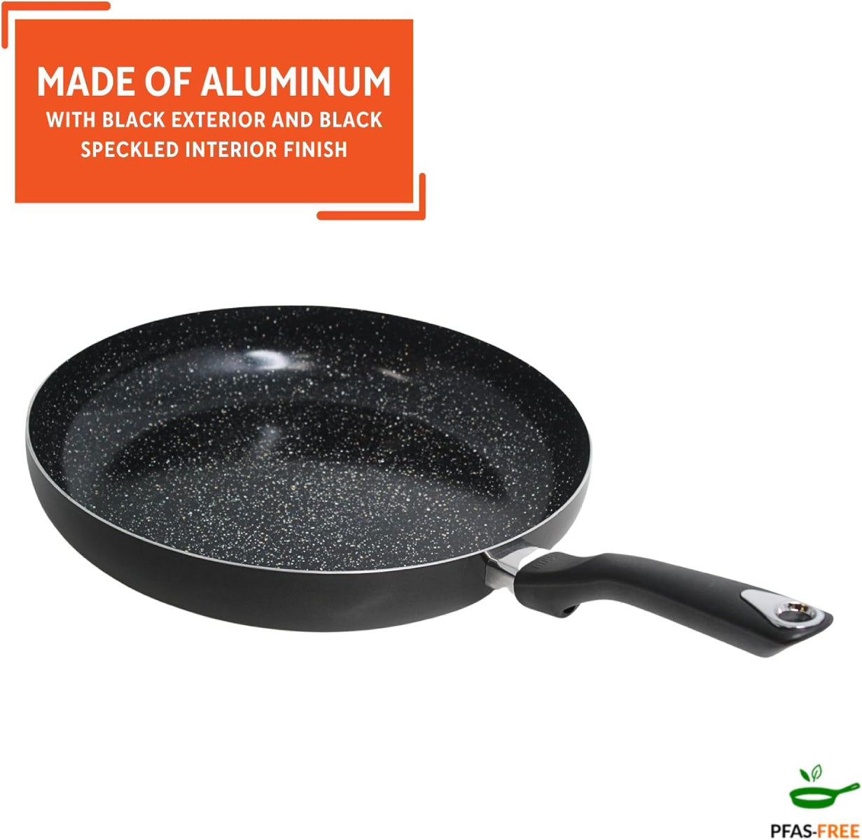 Imusa GAU/24032 12" Bistro Nonstick Fry Pan with Bakelite Handle - Black