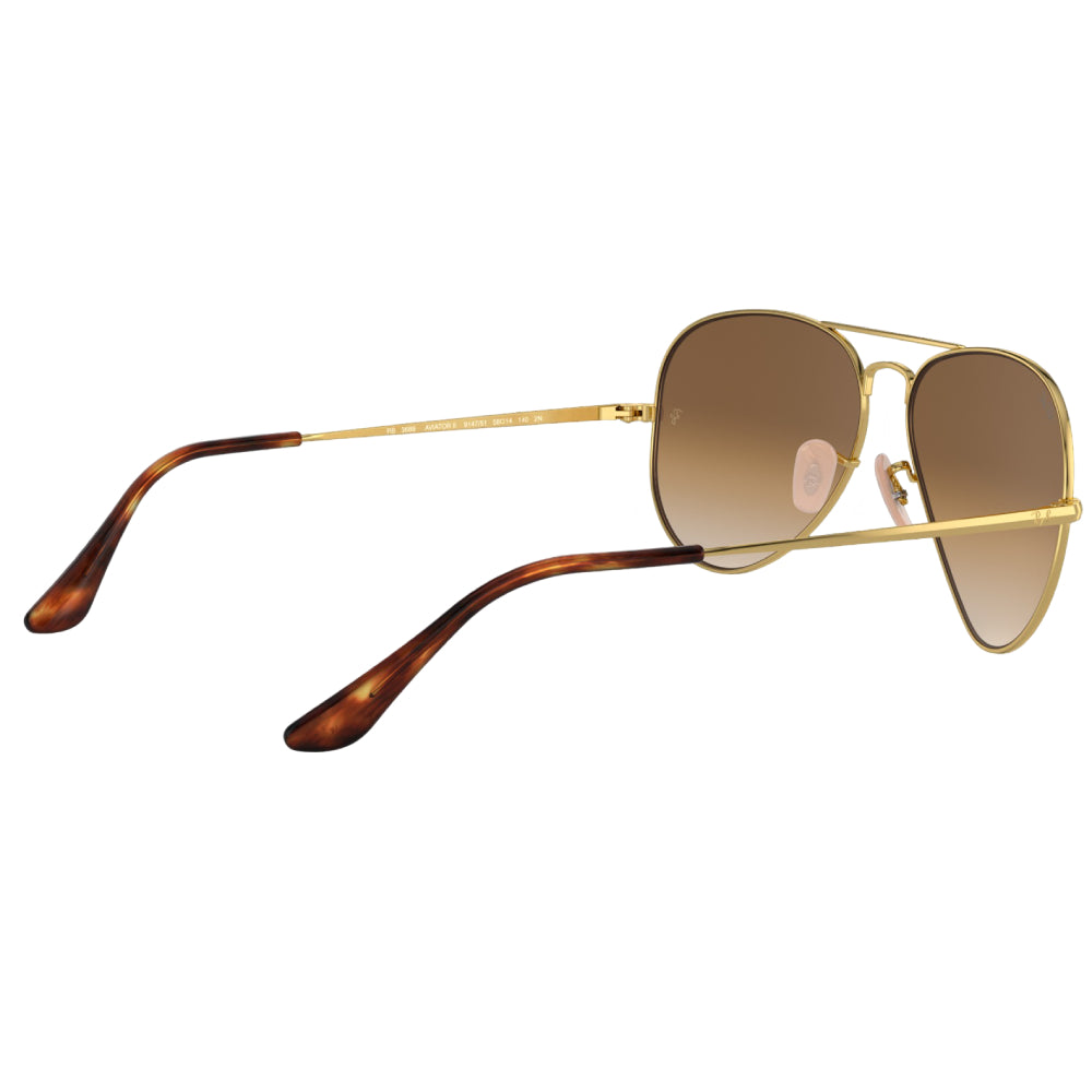 Ray-Ban 0RB3689 Aviator Unisex Pilot Gradient Sunglasses