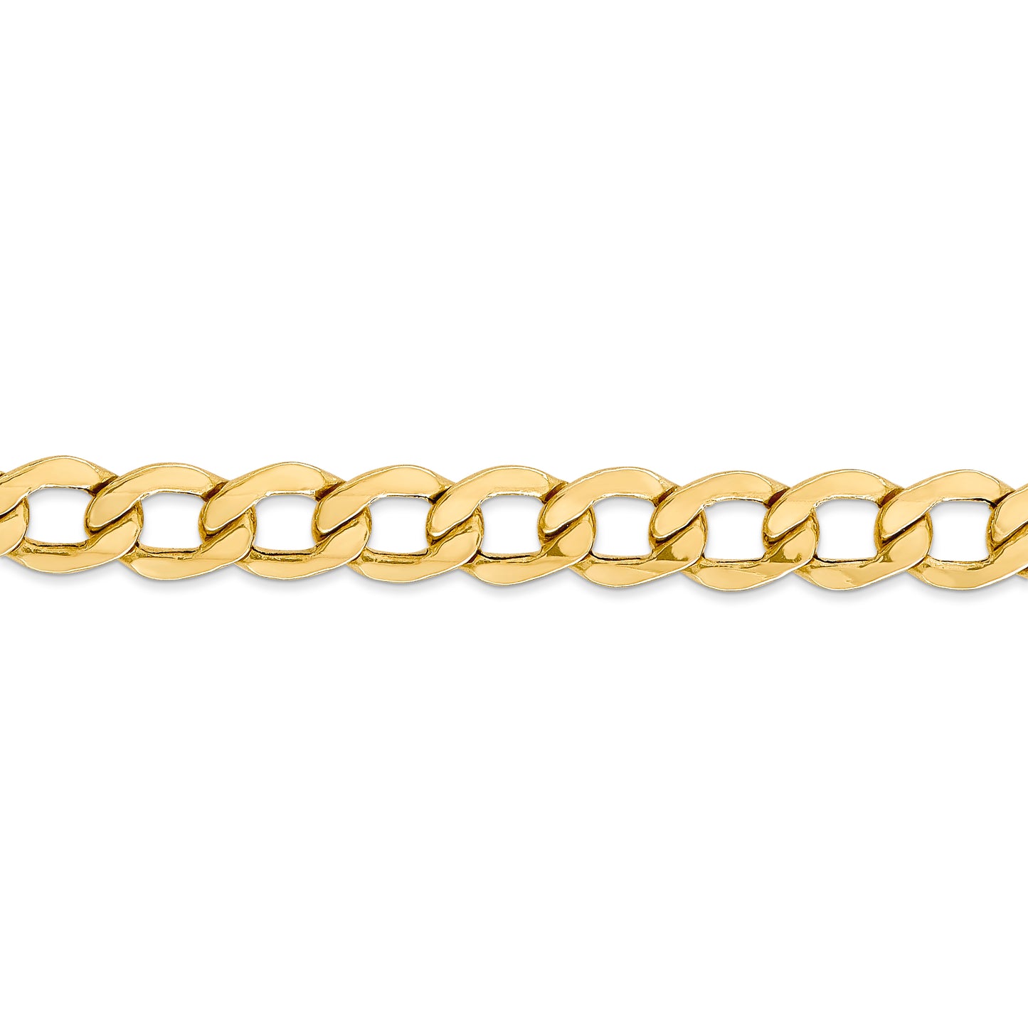 14K Yellow Gold 26" 7.0mm Semi-Solid
