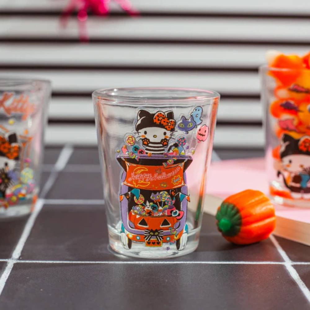 Sanrio Hello Kitty Halloween 2 oz Mini Shot Glasses (Set of 4)
