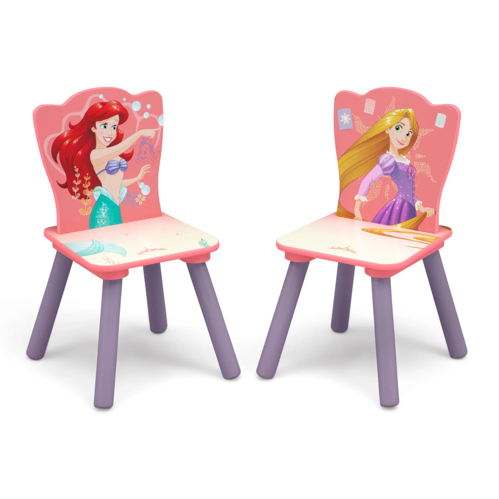 Delta Children Disney Princess Table and Chair Set with Storage