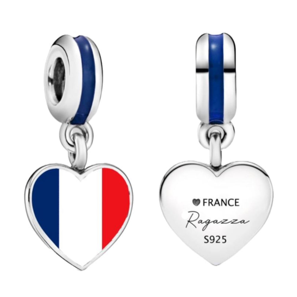 Ragazza Studio Women's Silver-Tone Dangling Charm - France