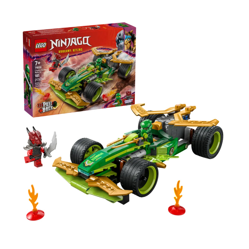 LEGO NINJAGO Lloyd's Pull-Back Race Car Building Toy Set (181-Pieces)