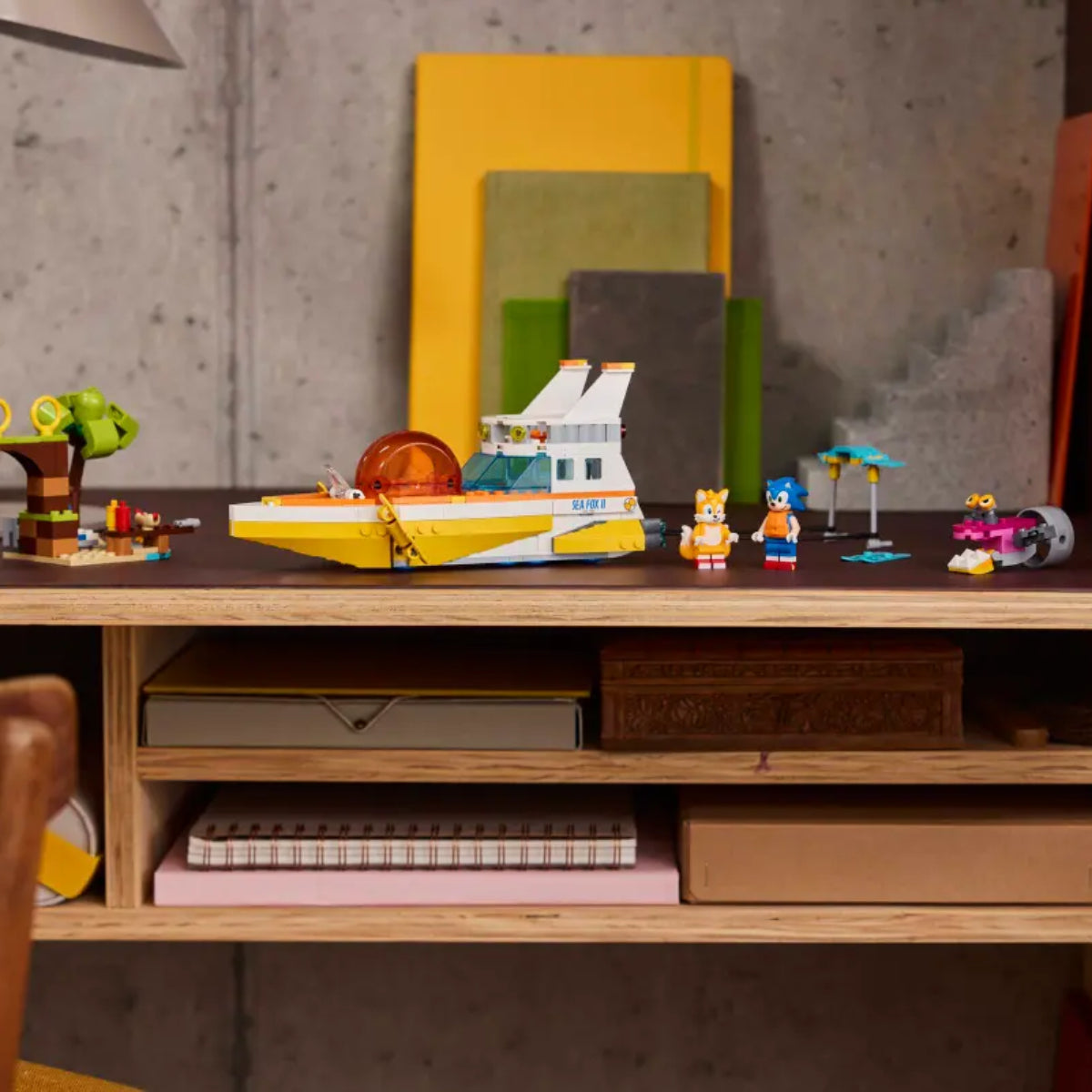 LEGO Sonic The Hedgehog Tails' Adventure Boat Building Toy Set (393-Pieces)