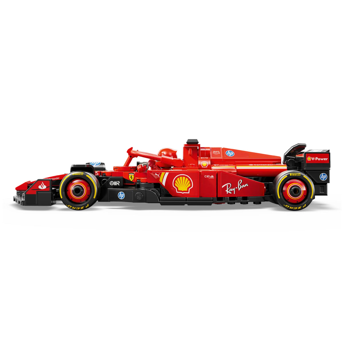LEGO Speed Champions Ferrari SF-24 F1 Race Car Building Toy Set (275-Pieces)